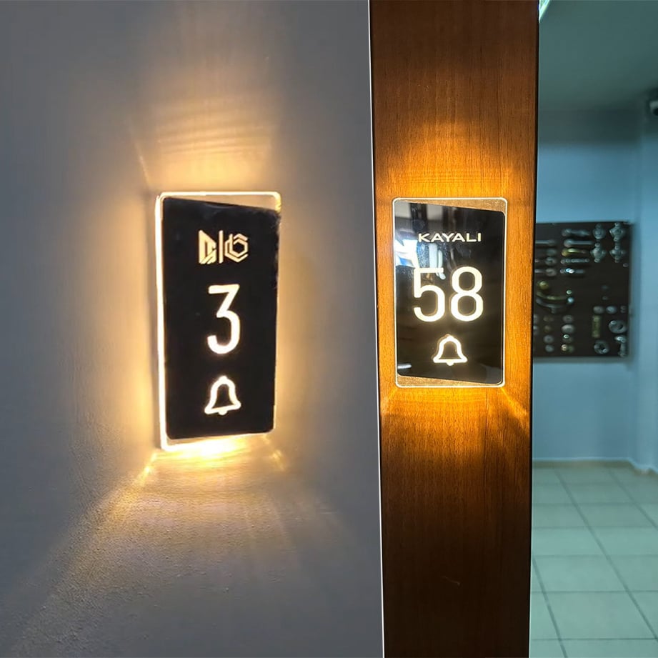 ışıklı kapı numarası